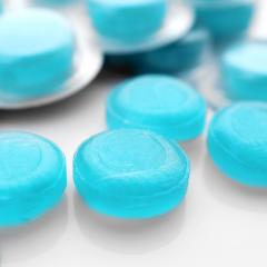 Blue lozenges